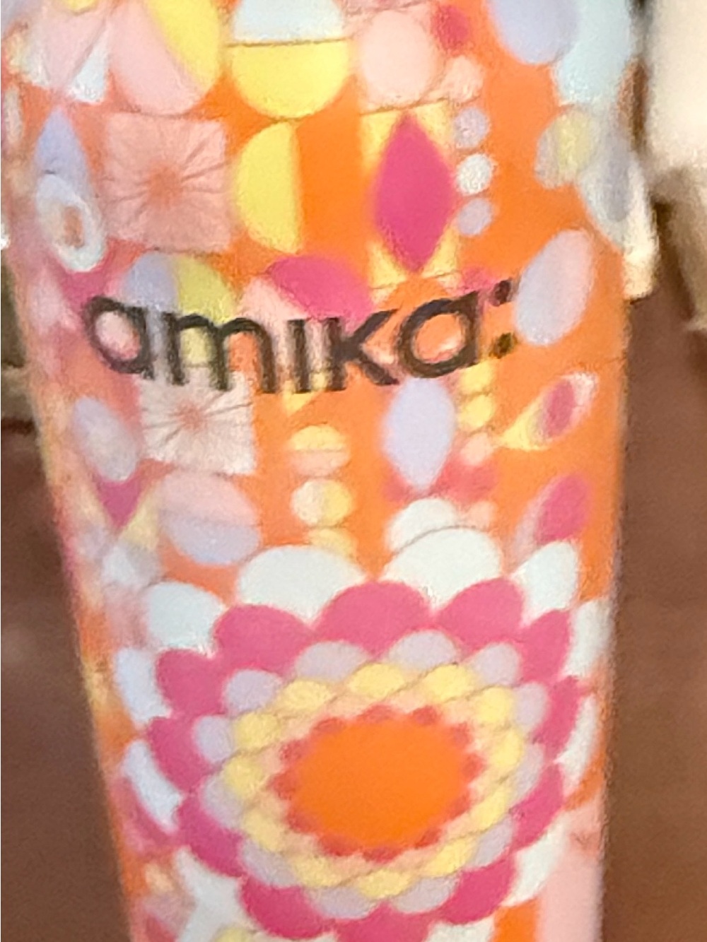 amika Pink & Orange Floral Body Mist